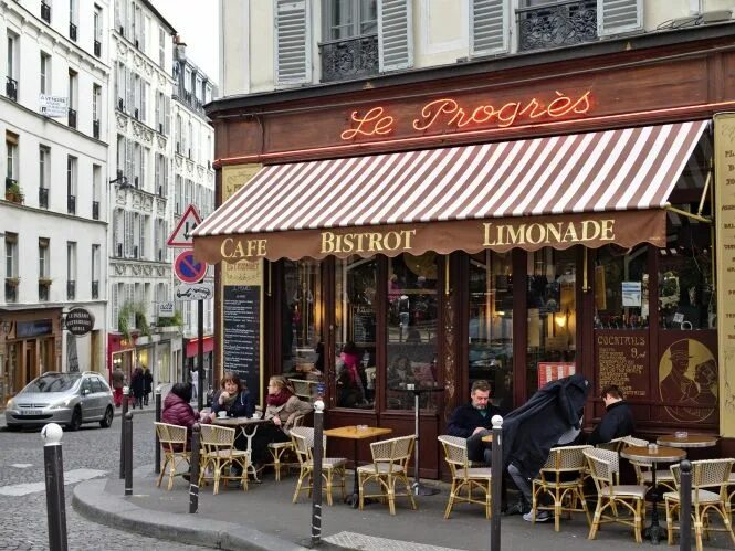 Кафе парижа фото Paris cafes launch UNESCO status bid Paris cafe, Parisian bistro, Paris bistro