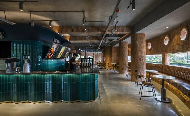 Кафе сайгон фото Katinat Saigon Café Binh Duong / Sawadeesign Studio ArchDaily