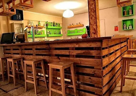 Кафе своими руками фото Kafeneio Maxilari Limassol Cyprus #PalletBar, #PalletStore Pallet furniture, Woo