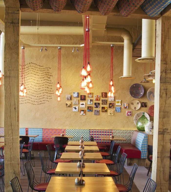 Кафе своими руками фото Nando’s restaurant by B3 Designers Restaurant interior design, Cafe interior des