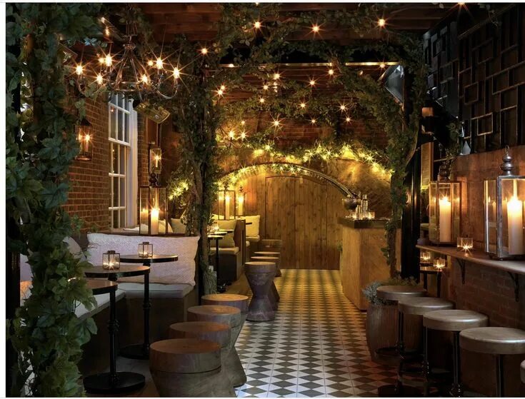 Кафе зимой фото Pin by Colin Spilling on Foresters garden London bars, Cozy bar, Cosy cafe