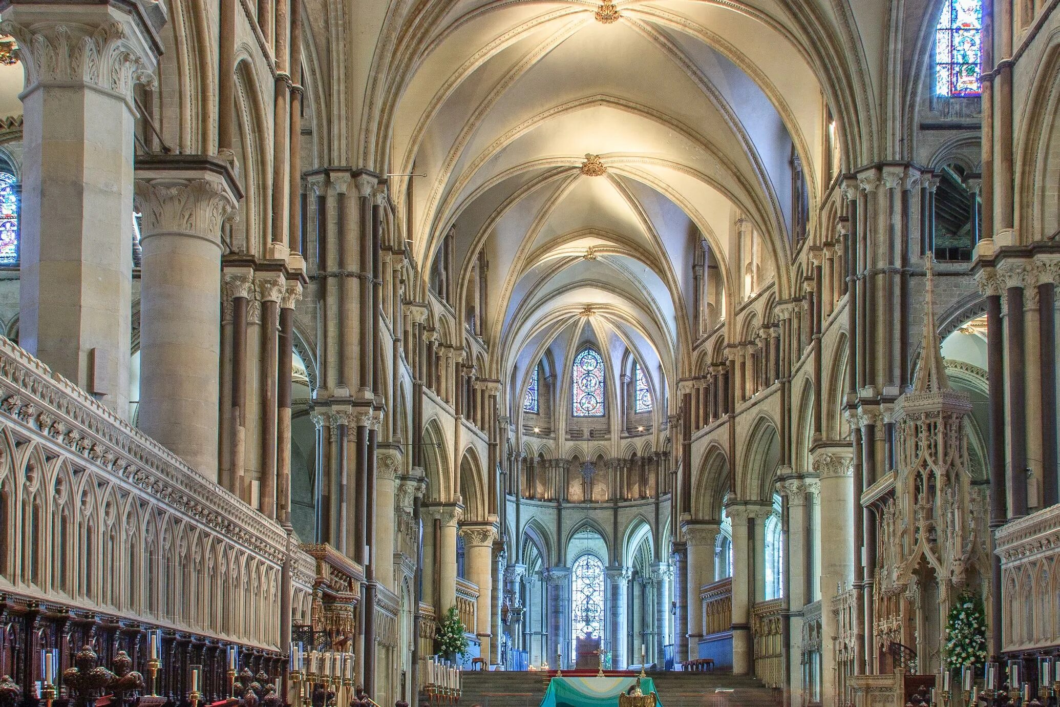 Кафедральный собор фото внутри Canterbury Cathedral interior presbytery - UWDC - UW-Madison Libraries