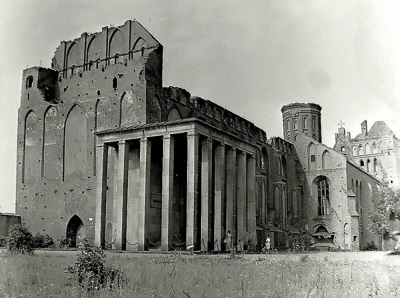 Кафедральный собор калининград фото после войны Кафедральный собор. 1970-е. 2019 Природа и история Калининградской области ВКонт