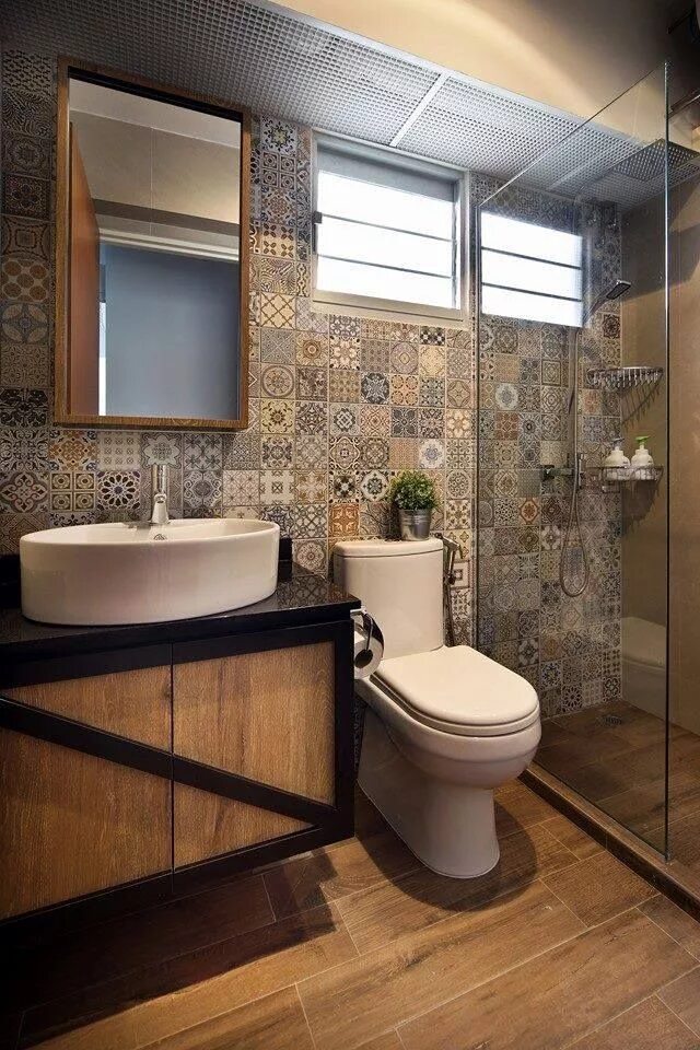 Кафель туалет ванна фото дизайн Bathroom tiles https://www.facebook.com/renopedia/posts/745324618898993 Modern b