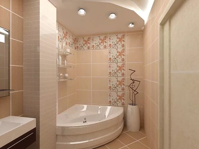 Кафель в ванную комнату дизайн реальные фото Дизайн ванной комнаты 4 кв м Modern bathroom design, Bathroom layout, Interior d