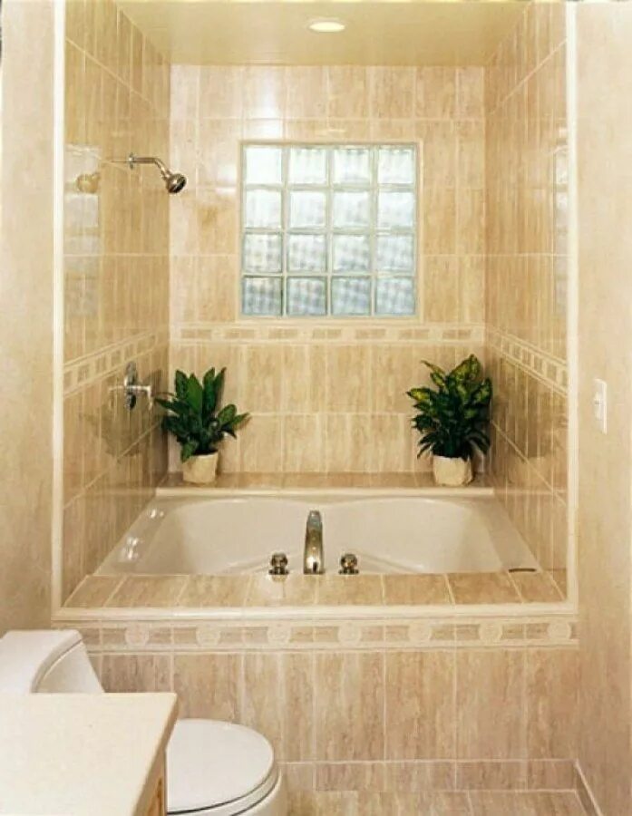 Кафельная ванная комната фото 35 Small Bathroom Design Ideas - Design the Perfect Space Small bathroom tiles, 