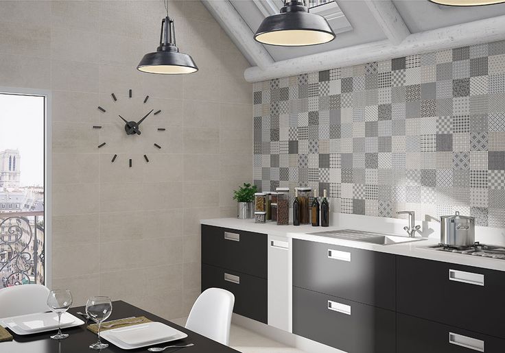 Кафельные стены на кухне фото Activ Caramel and Yaras Decor. Kitchen interior design idea Kitchen wall tiles, 