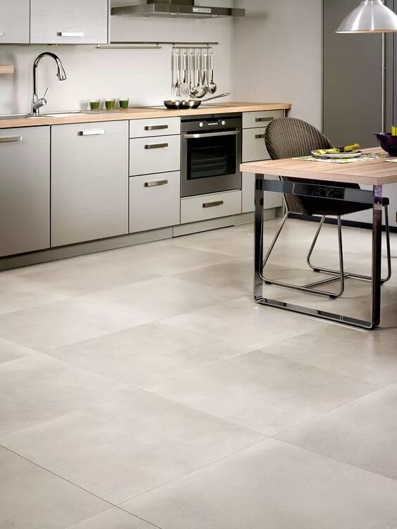 Кафельный пол на кухне фото дизайн интерьера How to choose the perfect kitchen flooring Kitchen floor inspiration, Kitchen fl