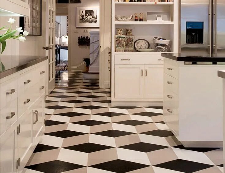 Кафельный пол на кухне фото дизайн интерьера amazing modern flooring - Google Search Kitchen tiles design, Room tiles design,