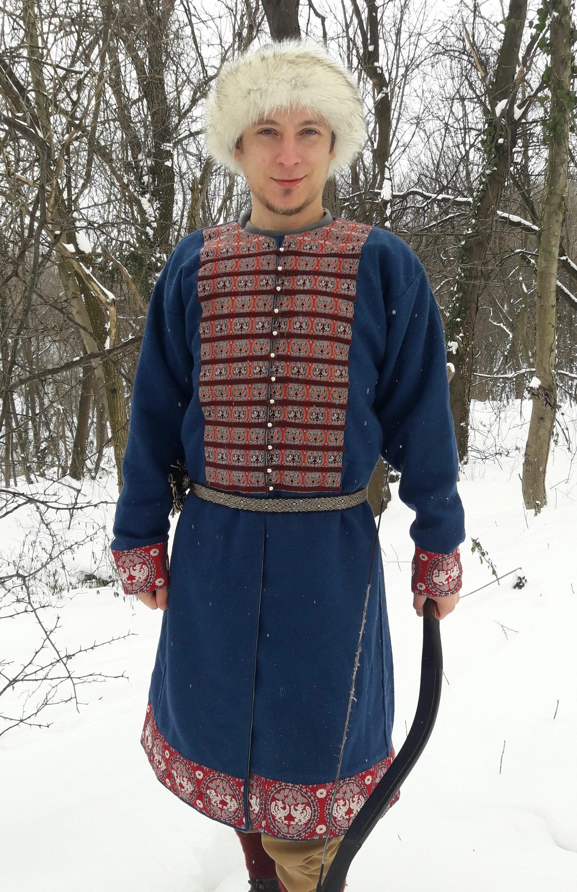 Кафтан мужской в русском стиле Early medieval Russian kaftan -10-11th century made by Medievalisticals.com Klei