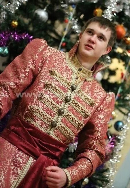 Кафтан мужской в русском стиле Slavmoda Russian Kaftan in 2024 Russian fashion, Warm outfits, Red leather jacke