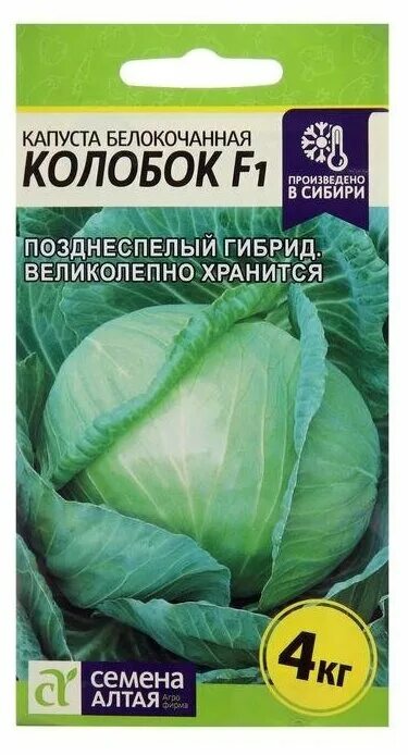 Капуста колобок описание сорта фото отзывы садоводов Семена Капуста "Семена Алтая", "Колобок", F1, ц/п, 0,1 г - купить в интернет-маг