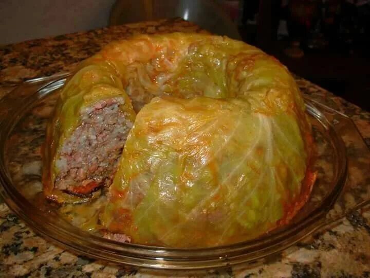 Капуста с фаршем рецепт с фото Stuffed Cabbage Bundt Cake Winter dishes, Polish stuffed cabbage, Cooking