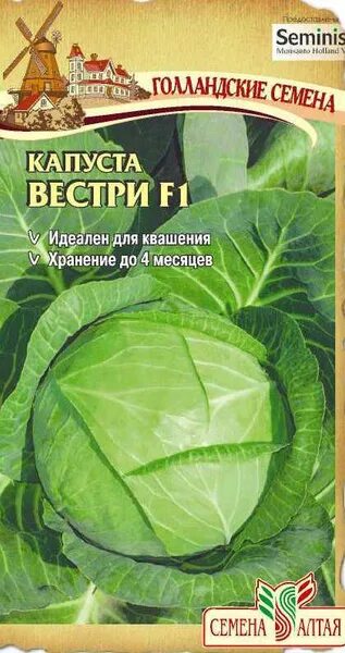 Капуста вестри описание сорта фото Капуста Семена Алтая 55905 - купить по выгодным ценам в интернет-магазине OZON (