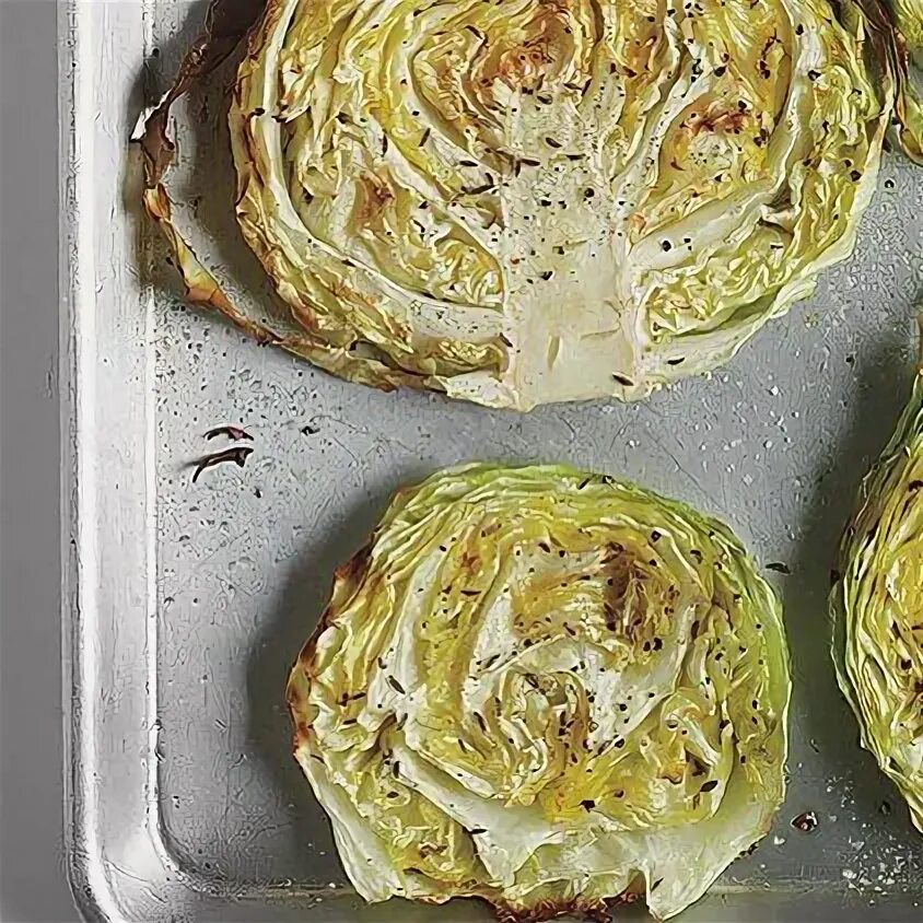 Капусты в духовке рецепты с фото Roasted Cabbage Wedges Recipe Roasted cabbage, Cabbage recipes, Roasted cabbage 