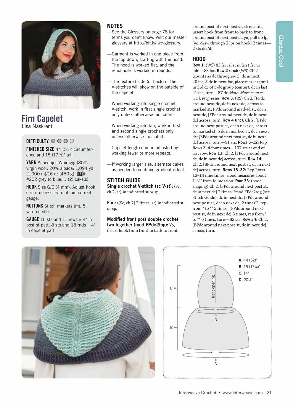 Капюшоны связанные крючком схемы Interweave Crochet - Winter 2020. Обсуждение на LiveInternet - Российский Сервис