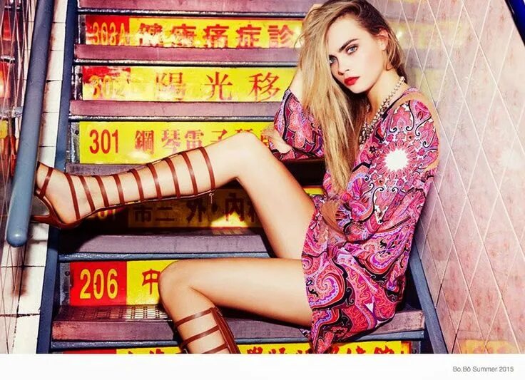 Кара делевинь фото Bo.Bo Spring/Summer 2015 Campaign featuring Cara Delevingne Cara delevingne styl