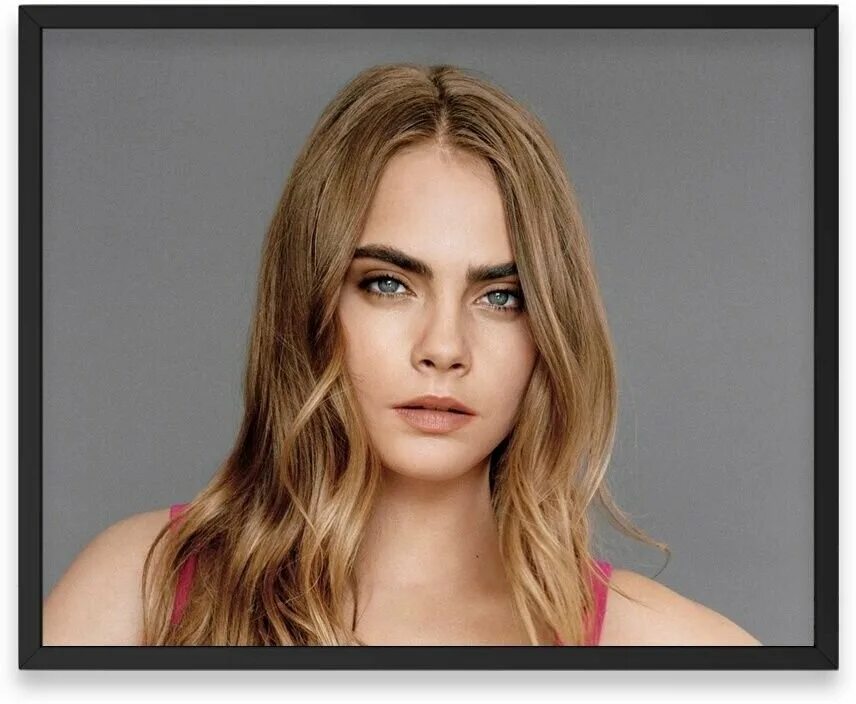 Кара длинный фото Постер в комнату, Кара Делевинь, Cara Delevingne 40х50 - купить в интернет-магаз