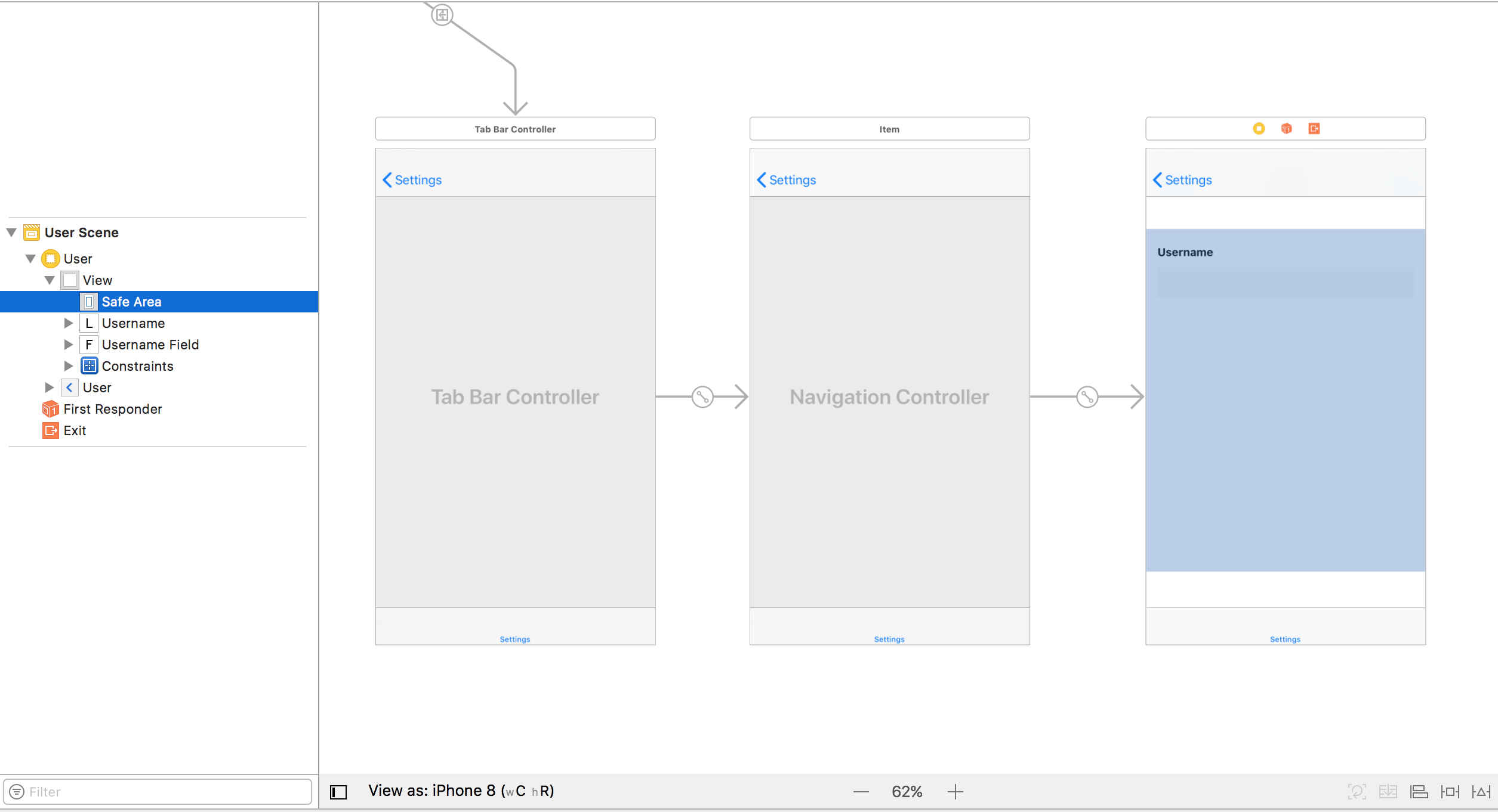 Кара смотреть фото ios - Embedding Navigation Controller in a Tab Bar Controller changes Safe Area 