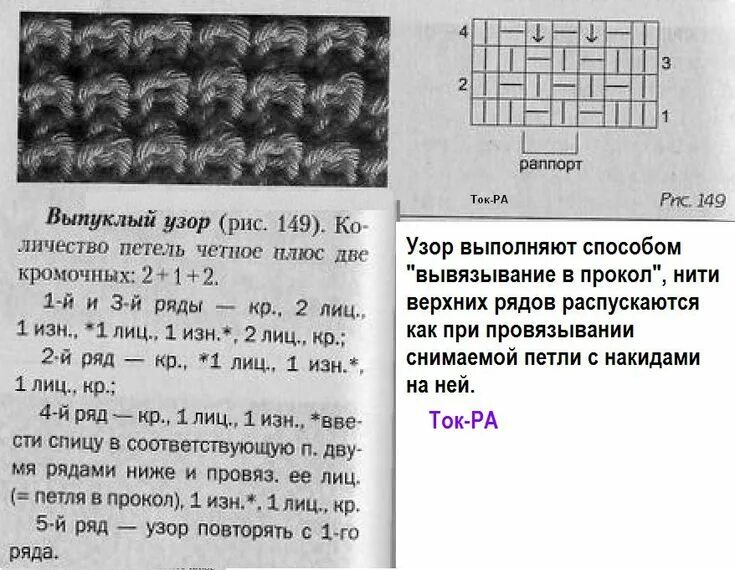 Каракулевый узор спицами схема и описание Пин от пользователя Галина на доске Вязание Вязание, Узоры, Плетение