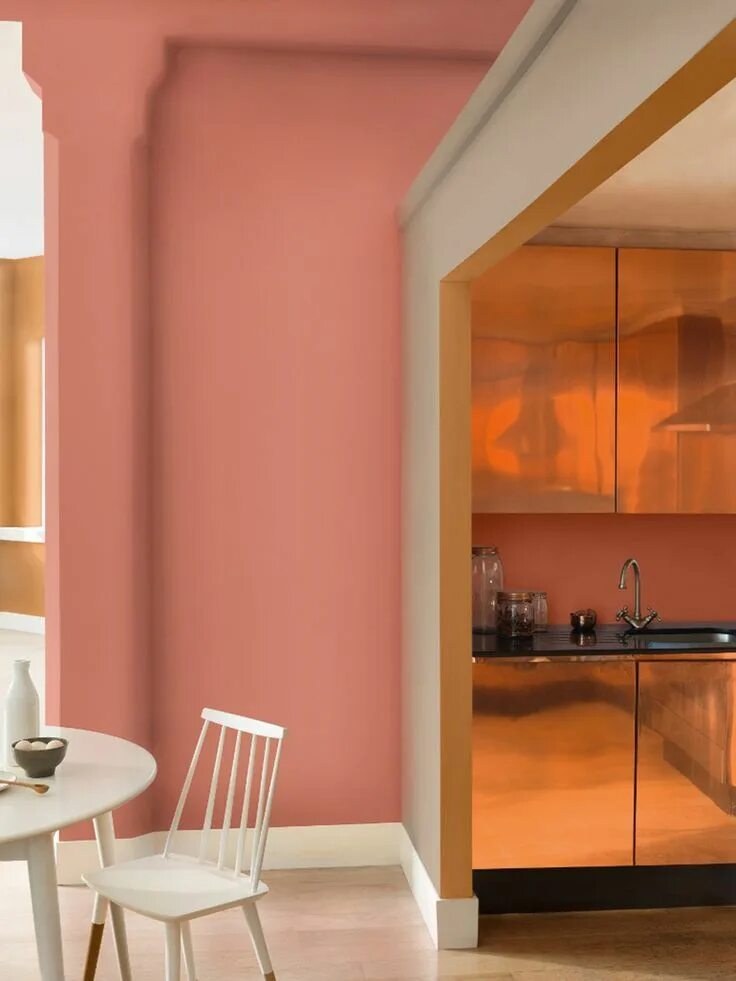 Карамельные стены в интерьере The Dulux Colour of the Year 2019 is Here and it’s Beautifully Autumnal Copper i