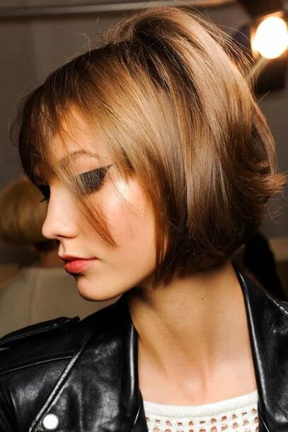 Карамельный цвет волос каре фото karlie kloss bob - Google-Suche Kurzhaarfrisuren, Bob frisur, Neue frisuren