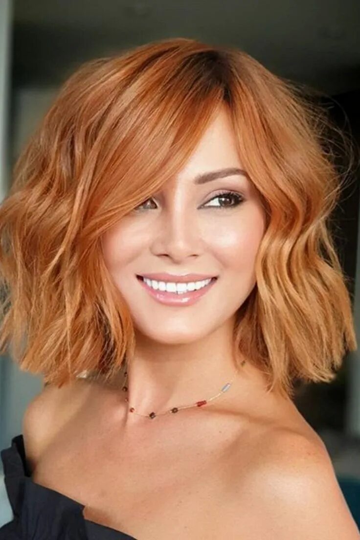 Карамельный цвет волос каре фото 70+ Trendy Copper Hair Color Ideas Ginger hair color, Hair styles, Strawberry bl