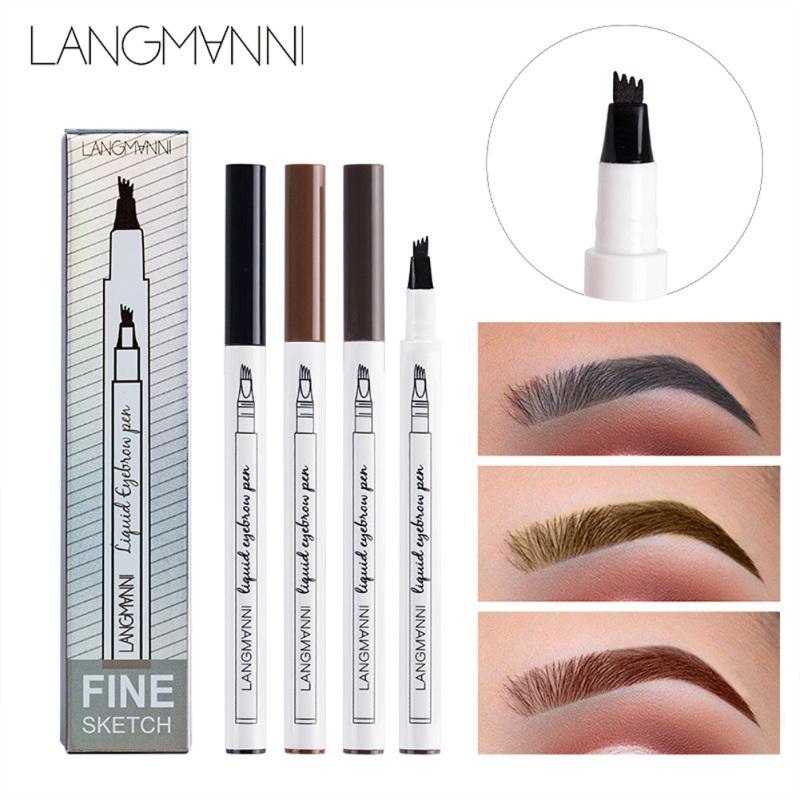 Карандаш для татуажа купить Eyebrow Pencil Waterproof Liquid Eyebrow Makeup Painting Pen купить недорого - в