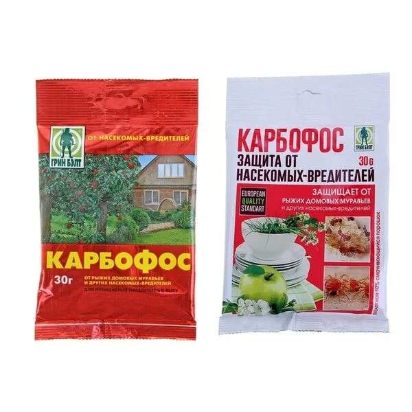 Карбофос от клопов фото Средство Карбофос от насекомых-вредителей 30 г - купить с доставкой по выгодным 