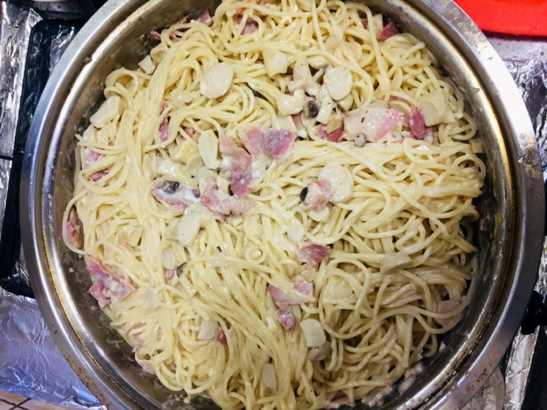 Карбонара с грибами рецепт с фото Карбонара с шампиньонами фото - Тоши Суши