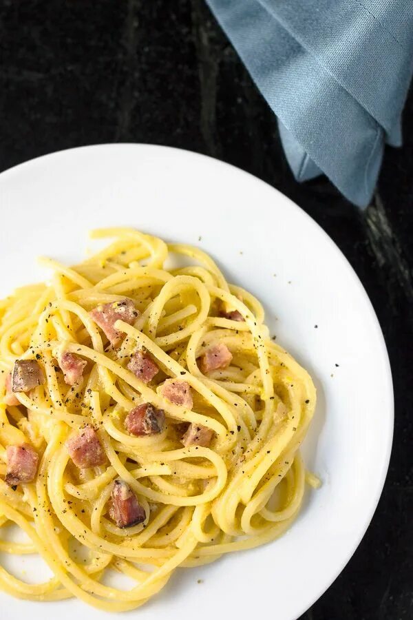 Карбонара в домашних условиях фото Spaghetti alla Carbonara - The Italian Chef Recept