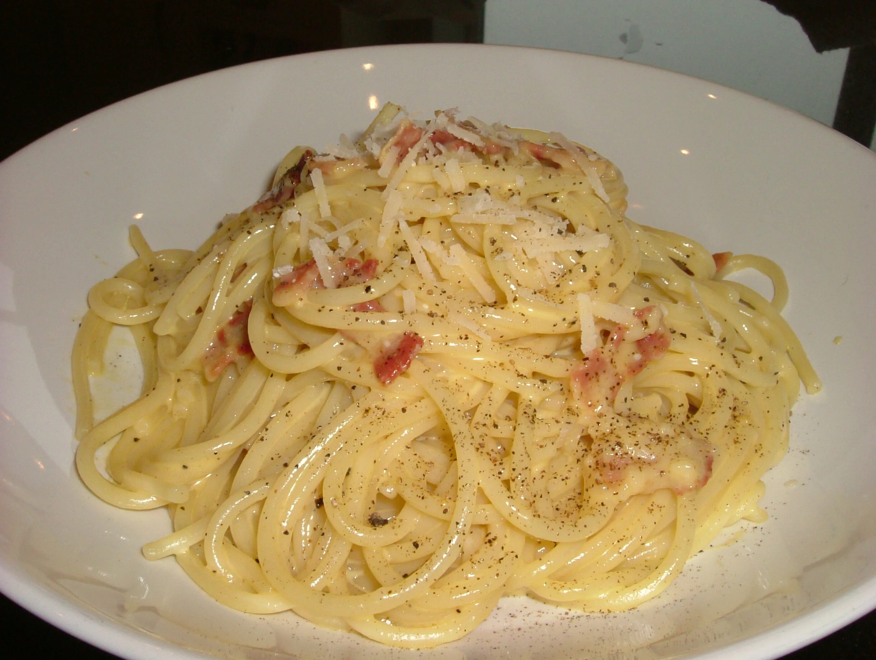 Карбонара в домашних условиях фото Spaghetti Carbonara - The Glutton's Kitchen