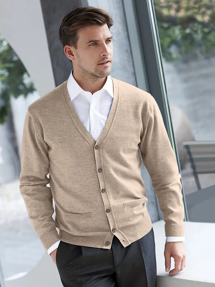 Кардиган с рубашкой мужские фото сочетание Peter Hahn spring #menswear Well dressed men, Mens outfits, Mens fashion blog