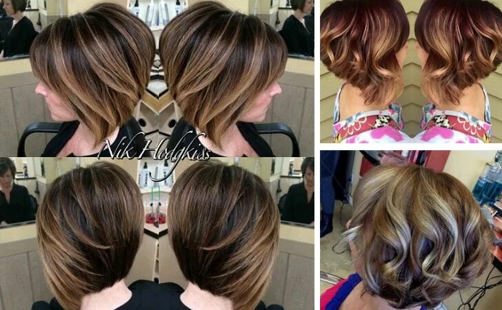 Каре боб балаяж фото Pin by Hobbies and Dreams on Hair! Hair color balayage, Haircut for thick hair, 