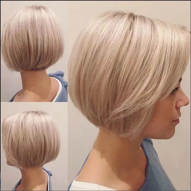 Каре боб на ножке фото вид Pin by Malley C on Bobs 2 Hair trends, Short bob hairstyles, Medium hair cuts