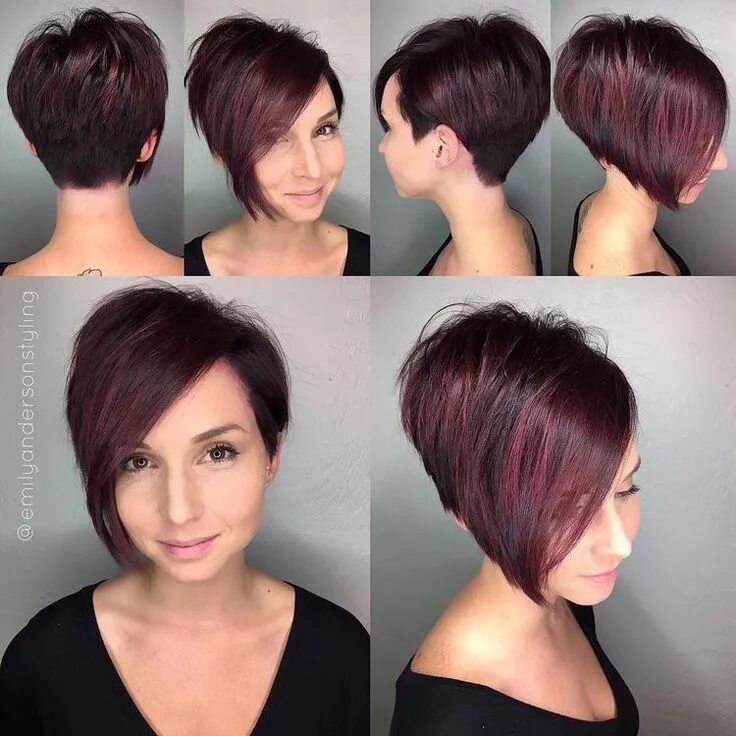 Каре боб со всех сторон фото Pin on Hairstyles Hair 2018, Short hair styles, Short hair cuts