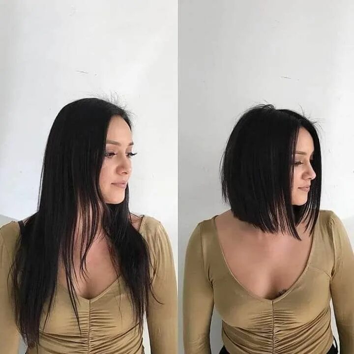 Каре до и после стрижки фото Pin by Ariane Ixba de Jesus on Cabello Thick hair styles, Medium hair styles, Ha