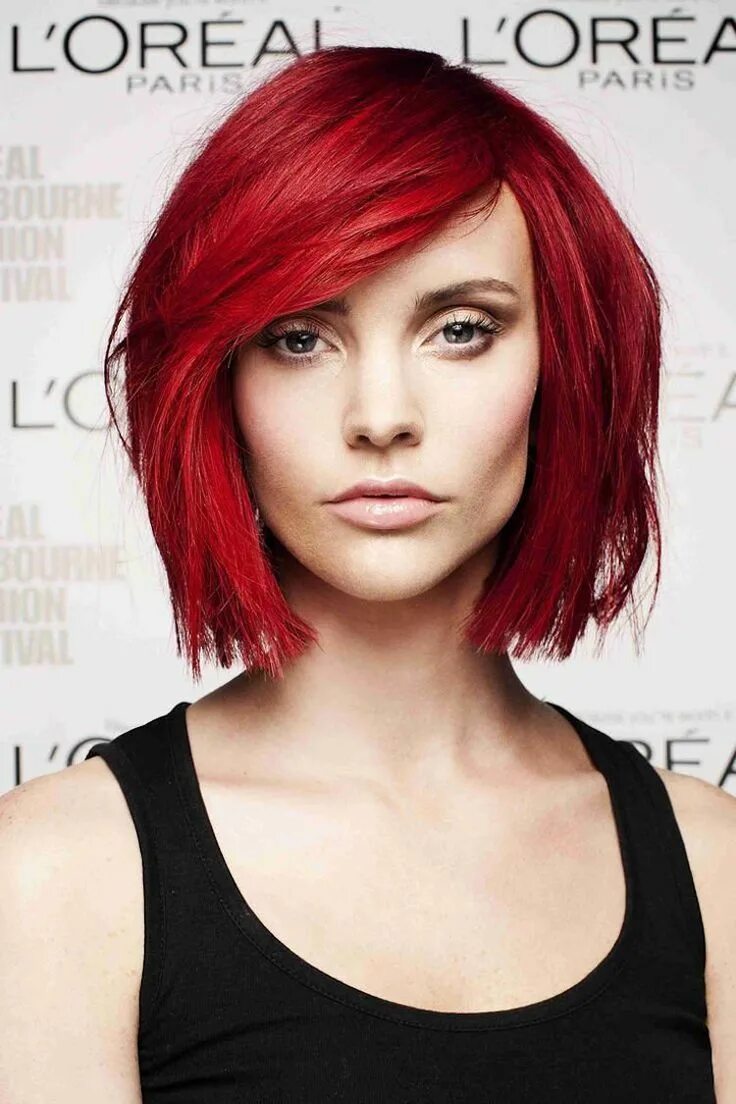 Каре красные волосы фото Coloration cheveux rouge - les plus belles nuances pour incendier sa chevelure C