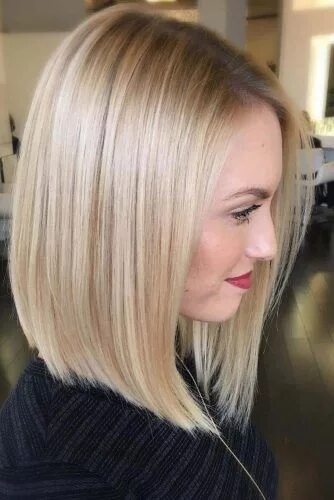 Каре на светлые волосы фото 53 Graceful Looks for Medium Bob Hairstyles Medium bob hairstyles, Bob hairstyle