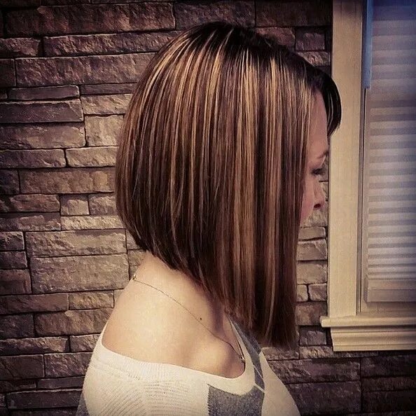 Каре на удлинение с мелированием фото 22 Cute & Classy Inverted Bob Hairstyles - Pretty Designs Medium bob hairstyles,