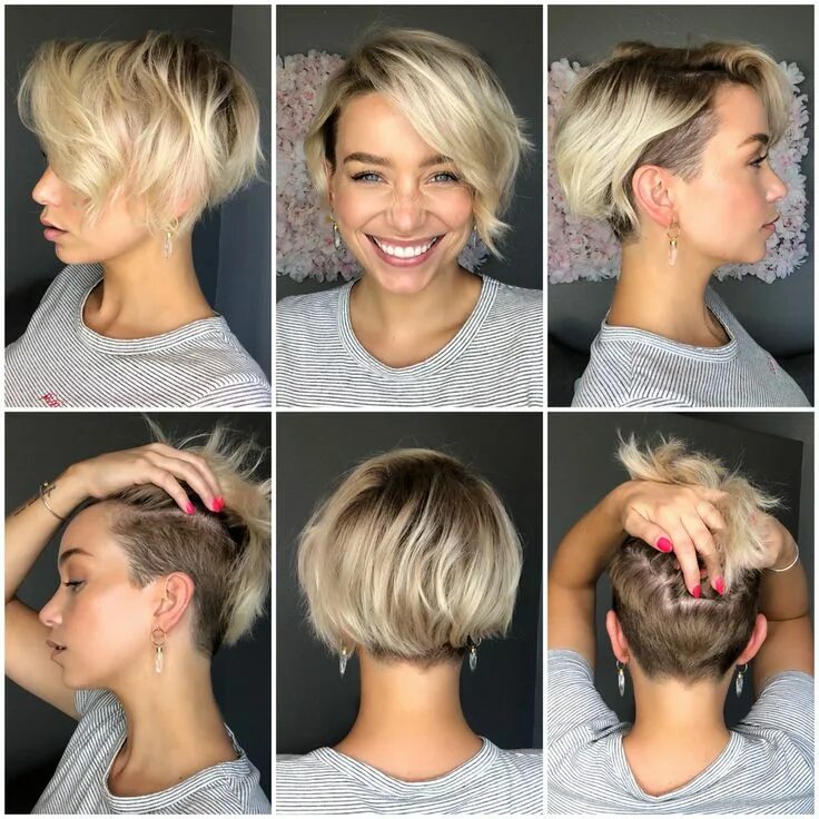 Каре пикси фото Short Hair Talk Short hair undercut, Thick hair styles, Pixie haircut for thick 