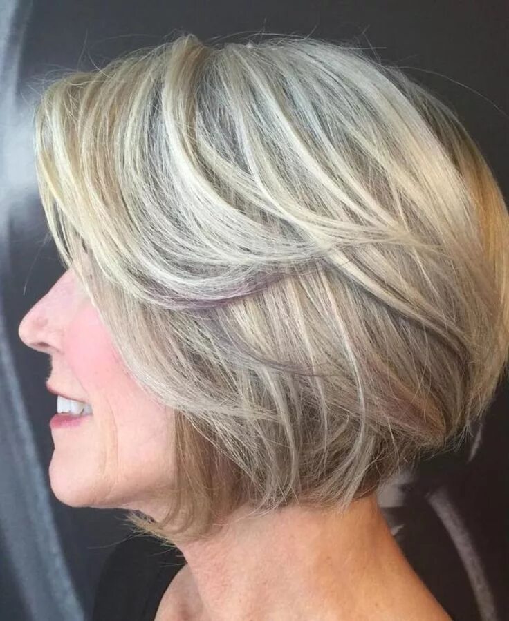 Каре после 50 фото Blonde Balayage Bob For Older Women Blonde balayage bob, Short hair styles, Shor