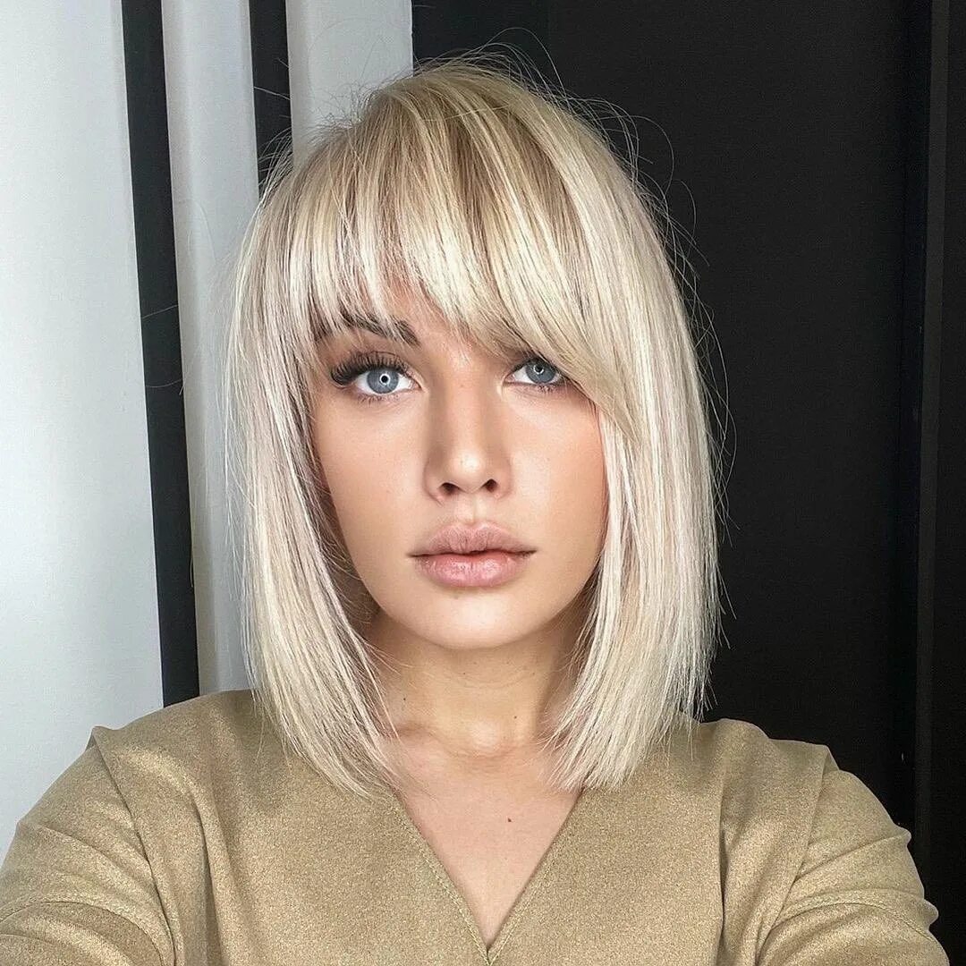 Каре прическа 2023 No.1 Hair Platform In Asia on Instagram: "#hair #haircut #fringecut #bobhaircut 