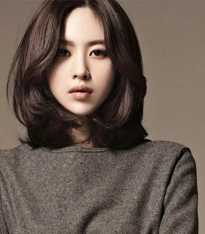 Каре прически корея 쇼핑몰 피팅모델 여신 윤선영 근황 사진들 .. Asian hair, Korean short hair, Short hair styles