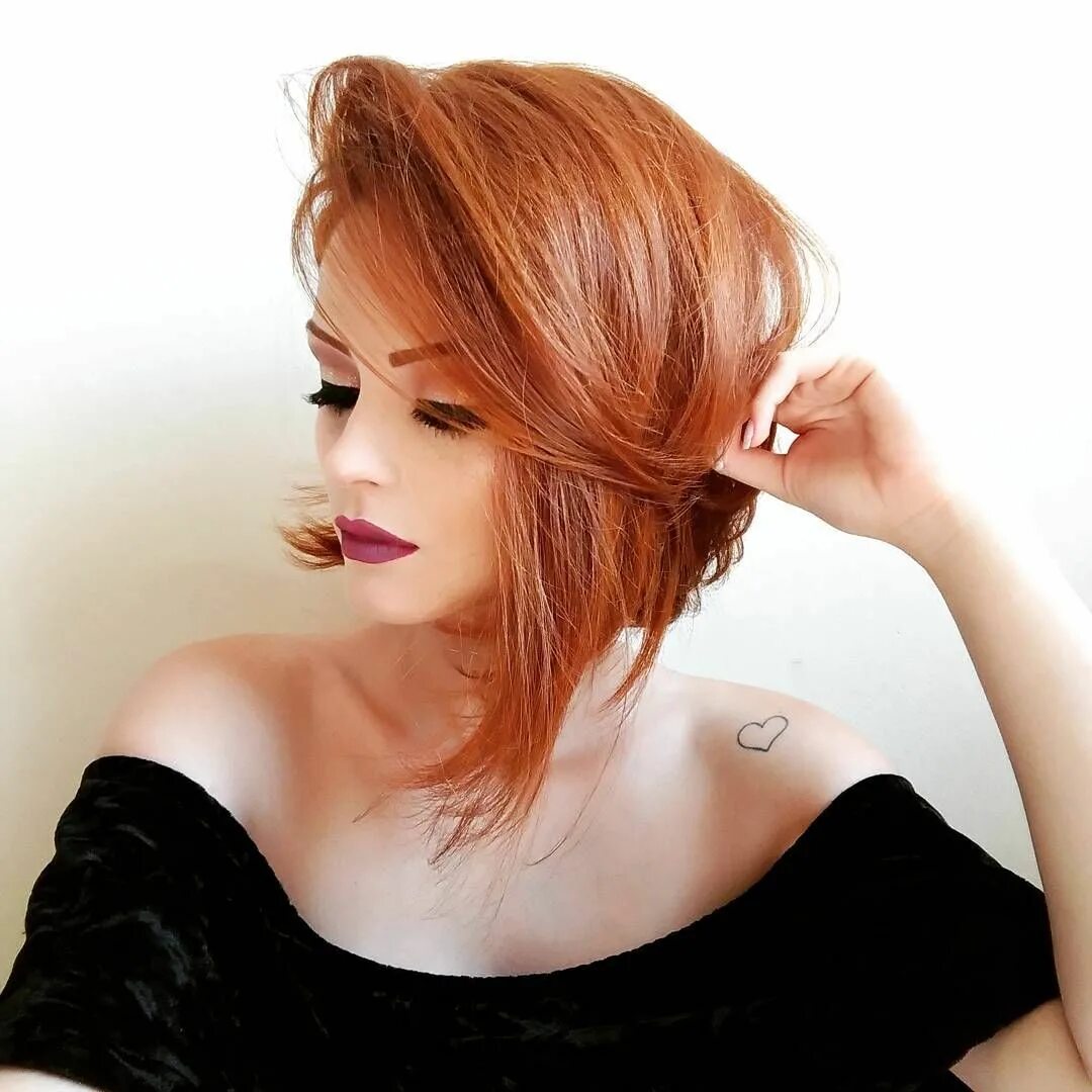 Каре рыжего цвета фото Pin on Redhead