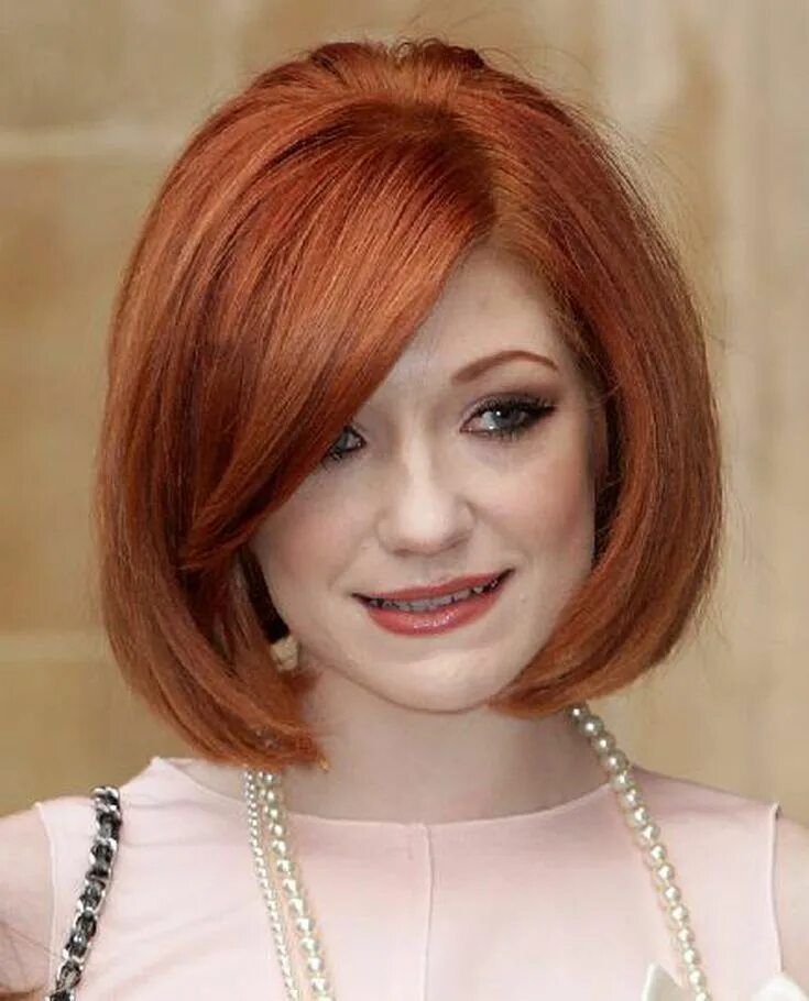 Каре рыжий цвет волос фото Got Red Hair? Check Out These Dazzling Ways to Wear Red Hair Bob hairstyles, Cel