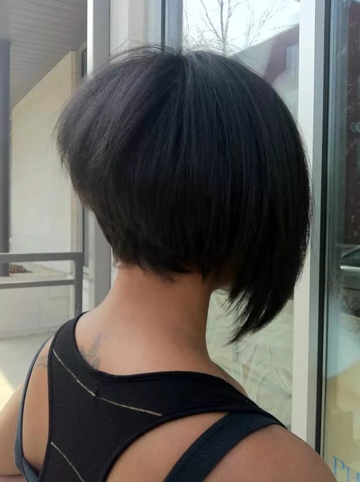 Каре с челкой фото сзади 61 best images about New Haircut on Pinterest Shorts, Asymmetric bob and Bob hai