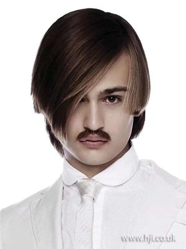 Каре с челкой мужская стрижка 2008 men smooth hairstyle