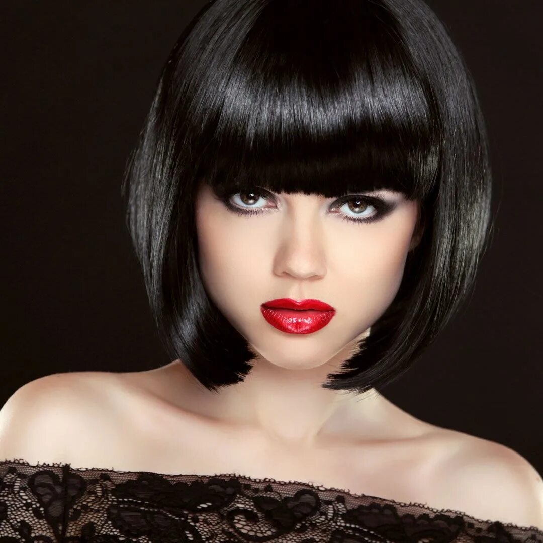 Каре с прямой челкой фото Florida Academy (@flacademy) * Instagram photos and videos Hair styles 2017, Bob