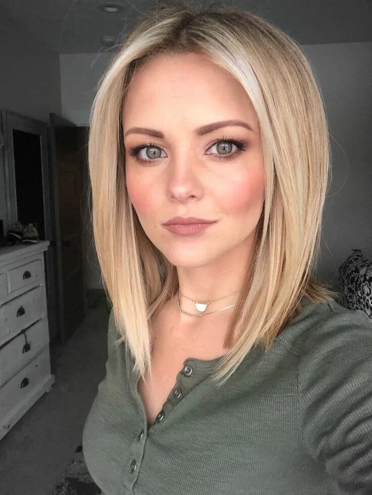 Каре стрижка 2024 женская на тонкие волосы Great makeup and hair. Shoulder length hair cuts, Medium hair styles, Hairstyles